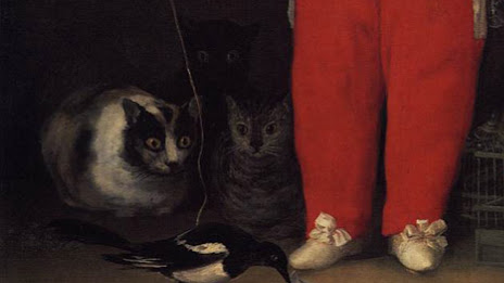 The three cats 'Boy in Red.'